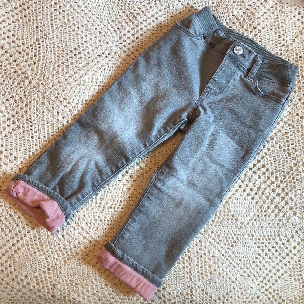 Gap 3T lined jeans VGUC